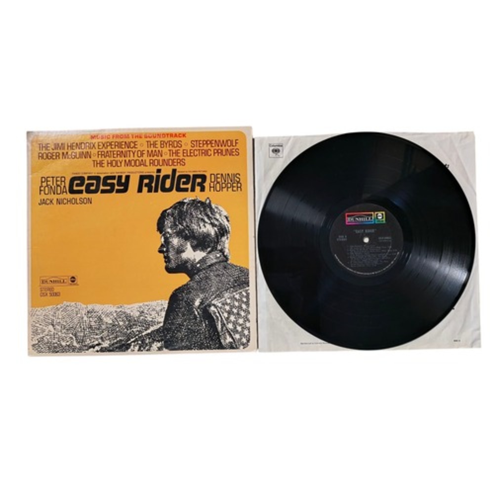 1969 Dunhill Easy Rider Soundtrack LP DSX-50063 Hendrix Byrds Steppenwolf